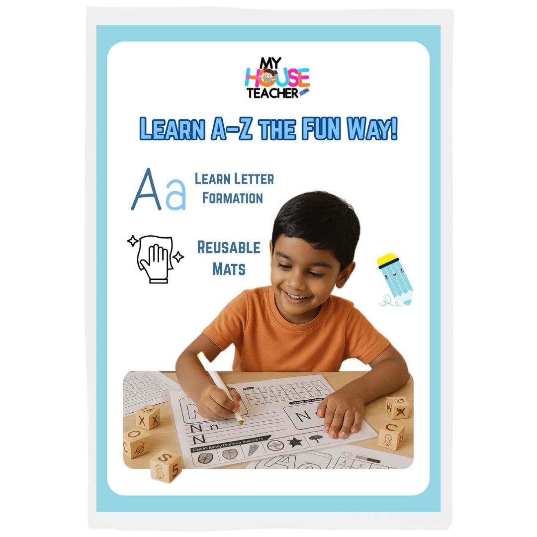 Alphabet Writing Practice And Highlighting A to Z Reusable Mats