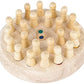 Wooden Memory Chess Game – Brain Boosting Logic &amp; Match Stick Challenge