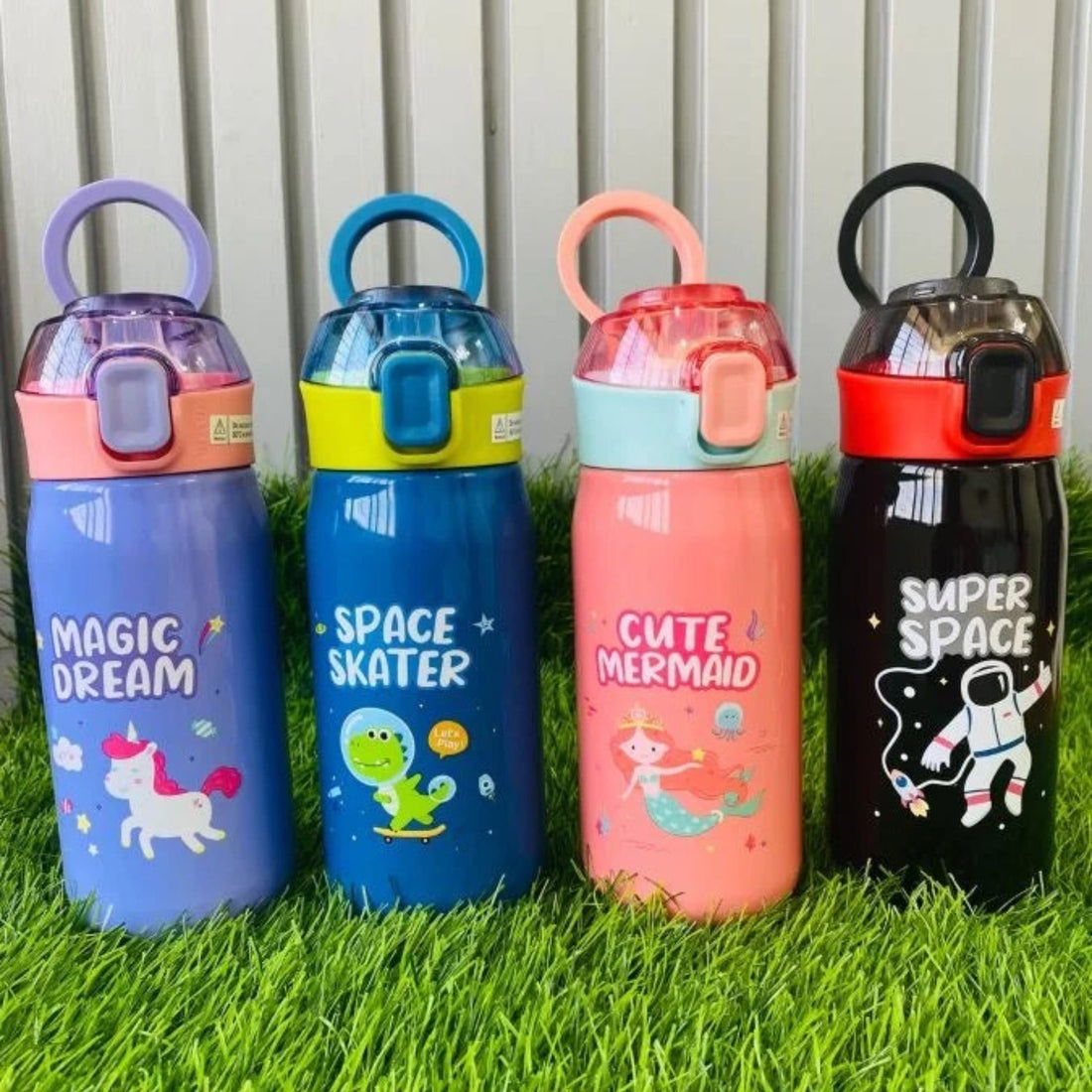 Amazing Insulated Steel Sipper Water Bottles with Pastel Colours