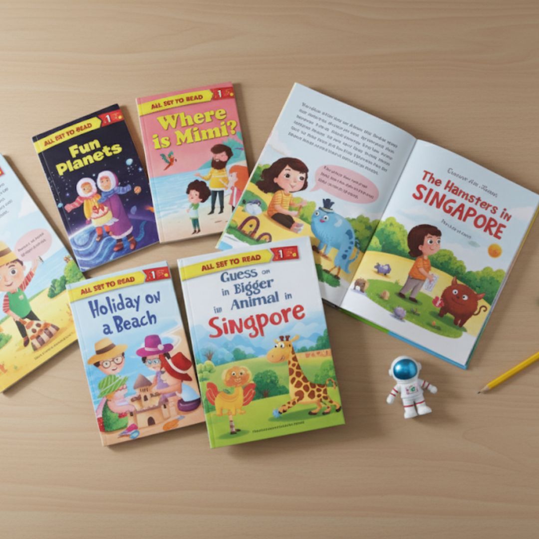 English Reader: Vocabulary Building Pack – Reading on Your Own – Grade -1 (A Collection of 6 Books)