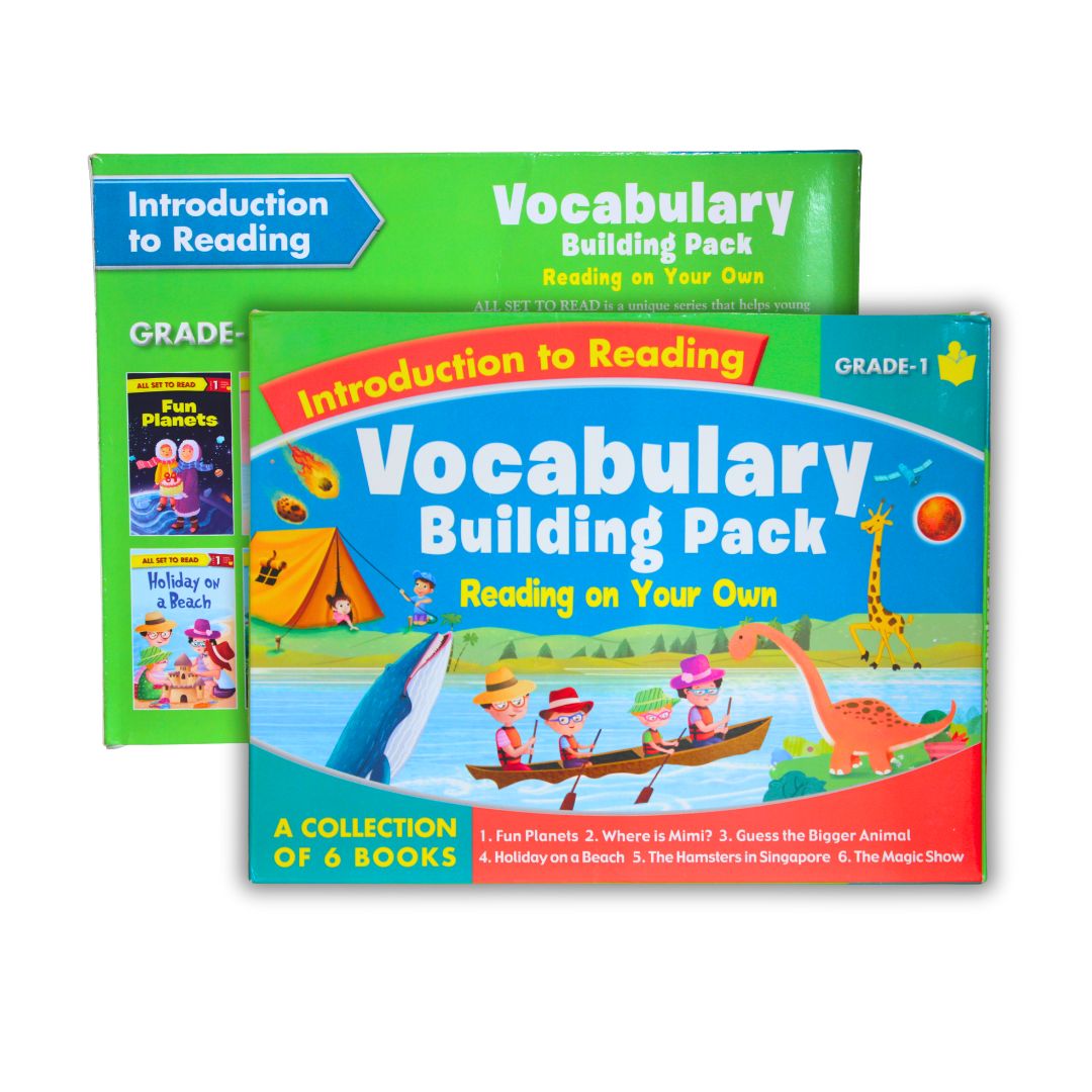 English Reader: Vocabulary Building Pack – Reading on Your Own – Grade -1 (A Collection of 6 Books)