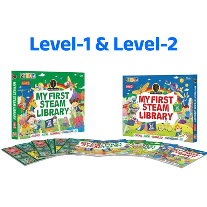 My First STEAM Library Level-1 Box (Set of 10 Books)