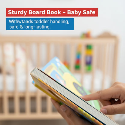 Tractor Wheel Book – Wheel books for kids – Board Book for Children Age 1-3 Years