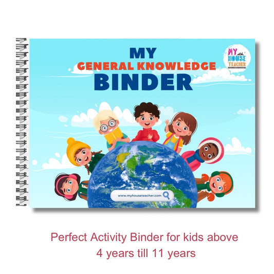 Knowledge Binder Book for 4 to 11 year kids