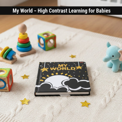 My World – High contrast board book for children