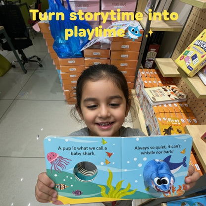 Activity Book: Baby Shark Finger Puppet Book – Fun Activities Board books for Kids