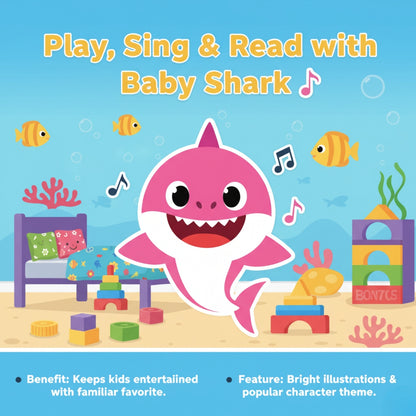 Activity Book: Baby Shark Finger Puppet Book – Fun Activities Board books for Kids