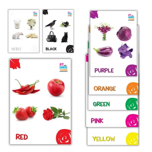 Color Understanding 10 Flashcards Set (Non-Tearable)