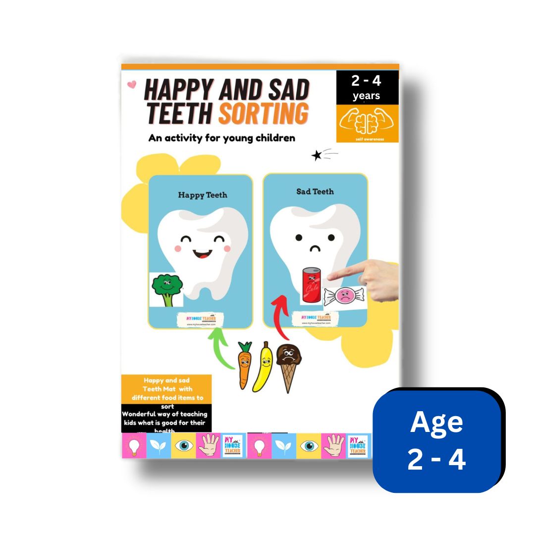 Happy And Sad Teeth Sorting Busy Bag