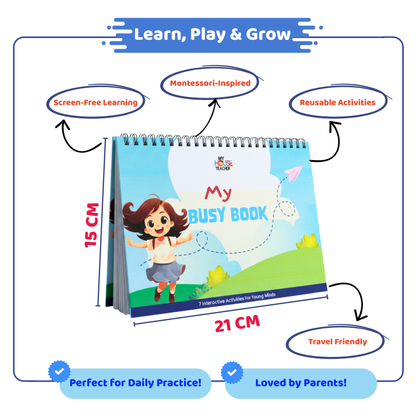 Personalised Busy Book - A Magical World of Learning & Play