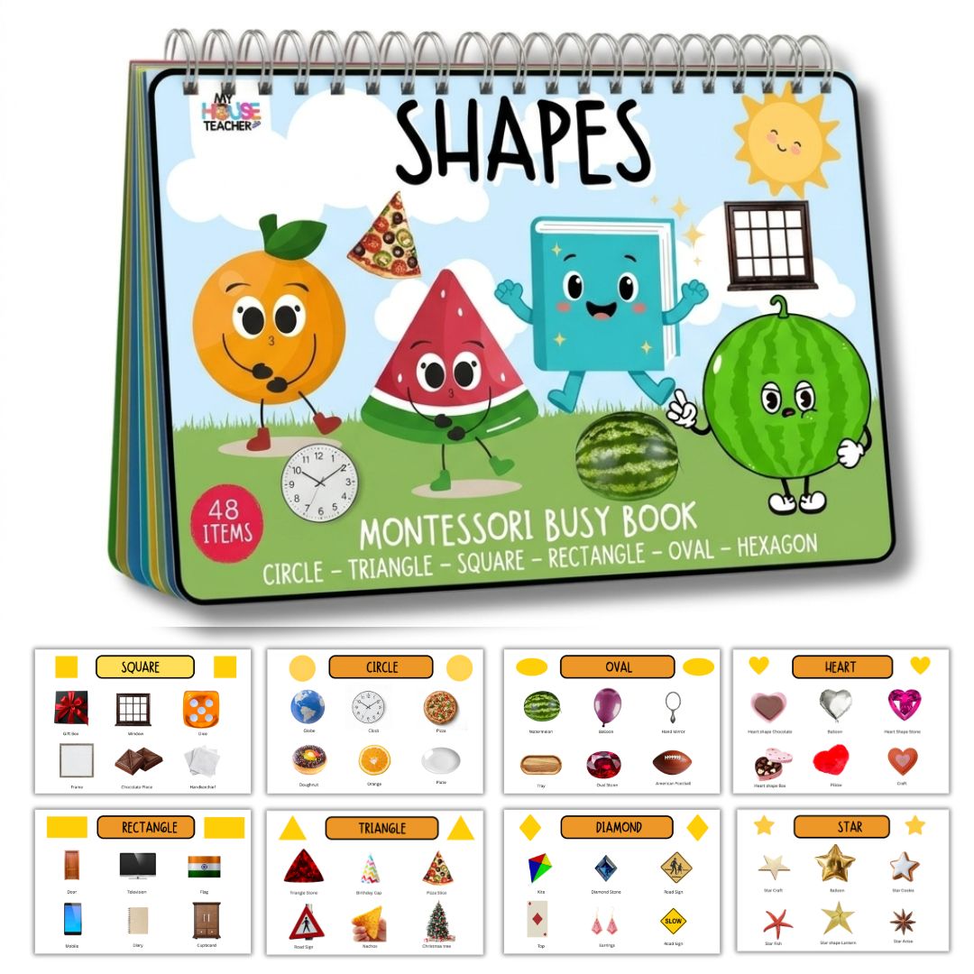 Pack of 3 | Shapes • Colors • Animals