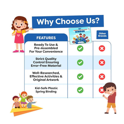 Knowledge Binder Book for 4 to 11 year kids