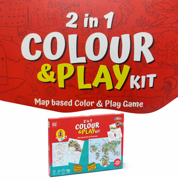 2-in-1 Colour & Play Kit
