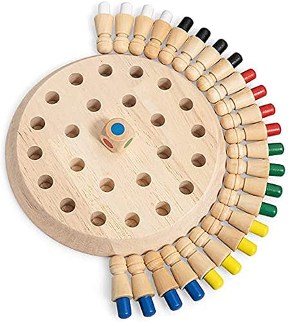 Wooden Memory Chess Game – Brain Boosting Logic &amp; Match Stick Challenge