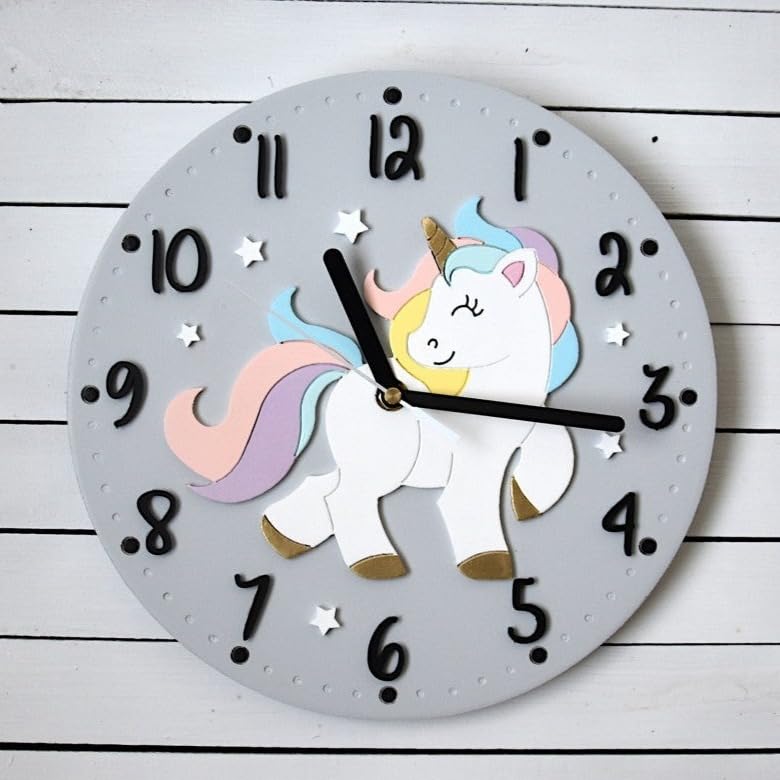 Unicorn Wall Clock DIY Kits