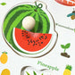 Wooden Fruits Peg Puzzle with Knobs