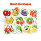 Wooden Fruits Peg Puzzle with Knobs