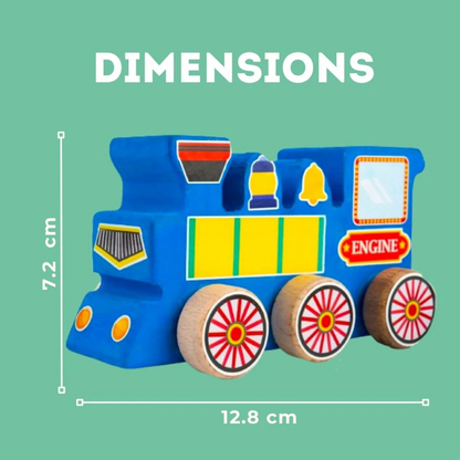 🚂 Wooden DIY Train Engine Kit – For Kids Age 3+ 🚂