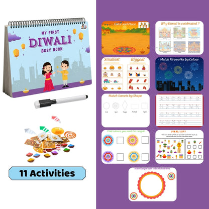 My First Diwali Busy Activity Book for Kids of 2 to 5 Years