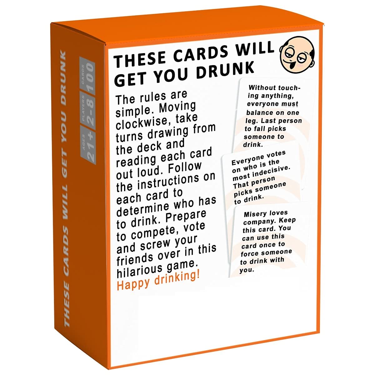 Tickles These Cards Will Get You Drunk - Fun Adult Drinking Game for Parties