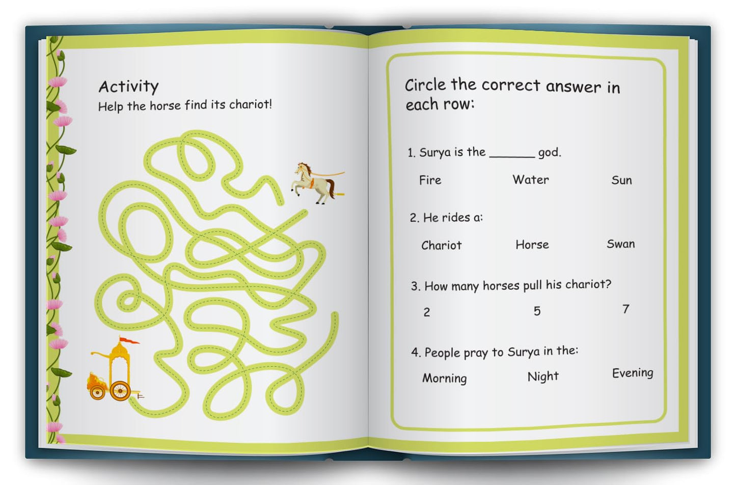 Shlokas & Mantras Activity Book for Kids | Stickers & Activities