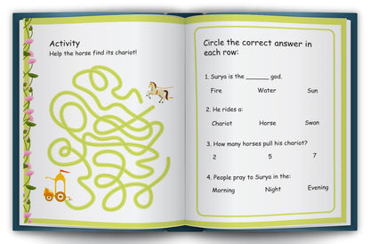 Shlokas & Mantras Activity Book for Kids | Stickers & Activities