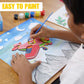 Air-Plane Theme Pre-Design Canvas -Paint It Yourself Activity Art and Craft Kit | Gifts for Kid's 5+ Age