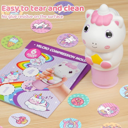 Magic Sticker and Stamper Activity Kit for Kids (Unicorn)