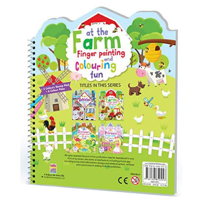 Farm Finger Painting & Colouring Fun