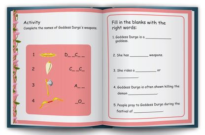 Shlokas & Mantras Activity Book for Kids | Stickers & Activities