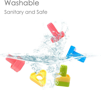 Jumbo Nut and Bolt Block Play for young kids