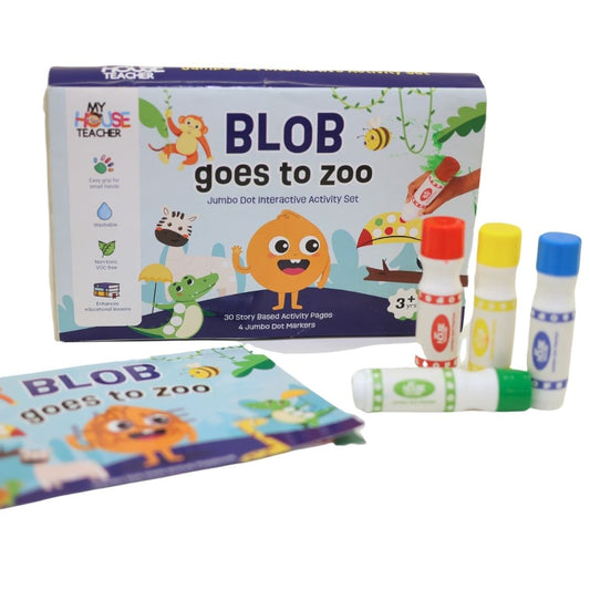 Blob goes to Zoo - Jumbo Dot Markers activity Set