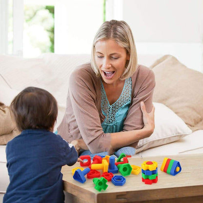 Jumbo Nut and Bolt Block Play for young kids