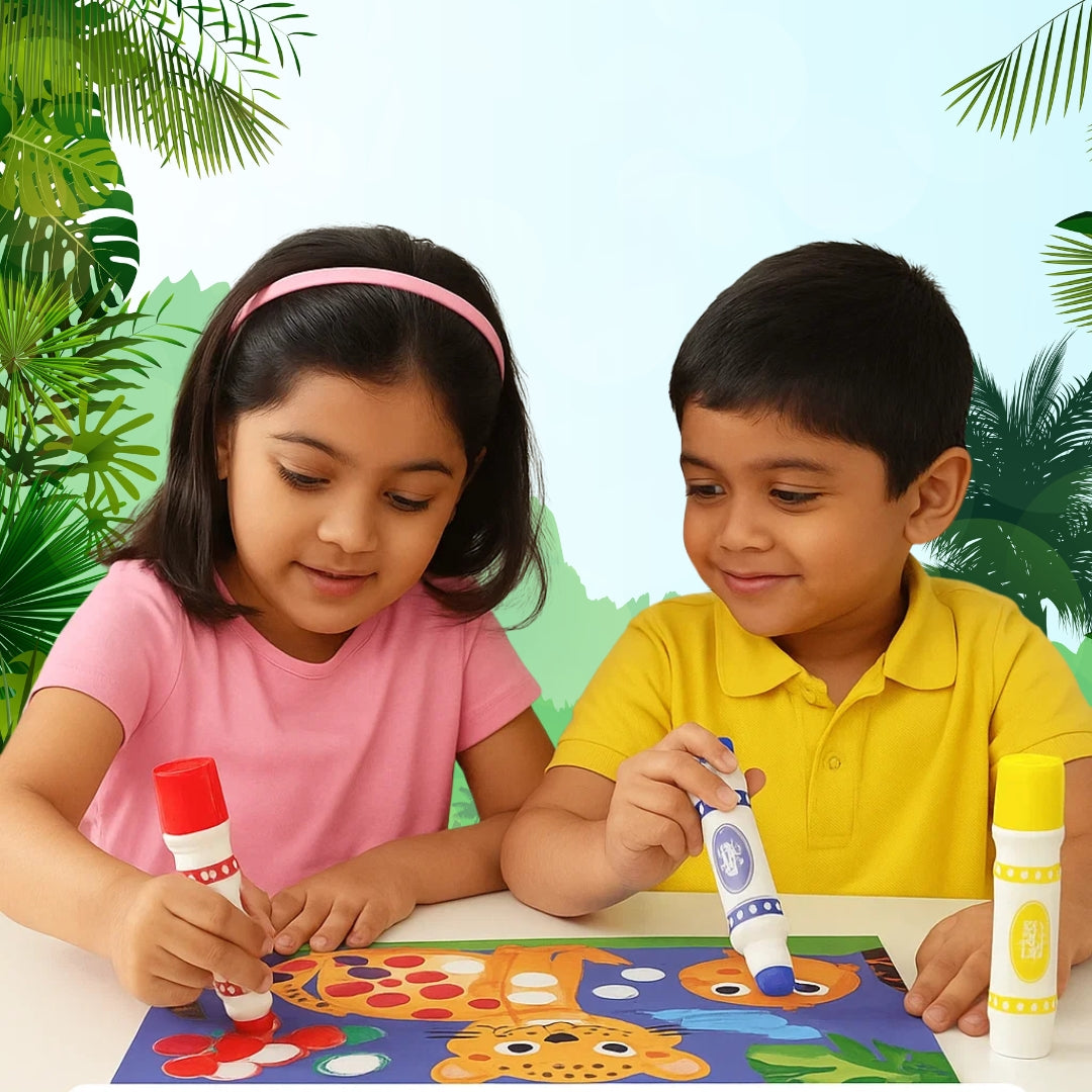 Blob goes to Zoo - Jumbo Dot Markers activity Set