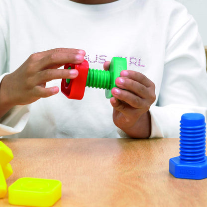 Jumbo Nut and Bolt Block Play for young kids