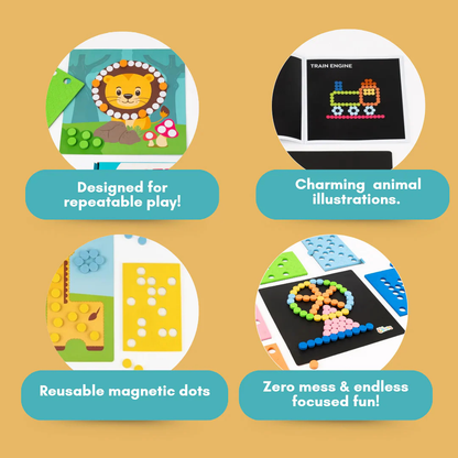 Magnetic Dot Art – Jungle Playset