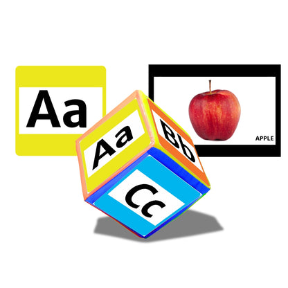 Alphabet And Picture Matching Jumbo Dice