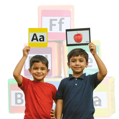 Alphabet And Picture Matching Jumbo Dice