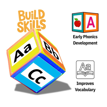 Alphabet And Picture Matching Jumbo Dice