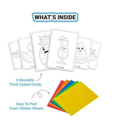 Sticking Big And Small Foam Sticker Activity Box