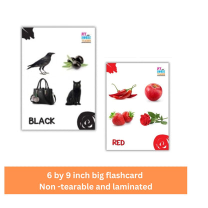 Color Understanding 10 Flashcards Set (Non-Tearable)