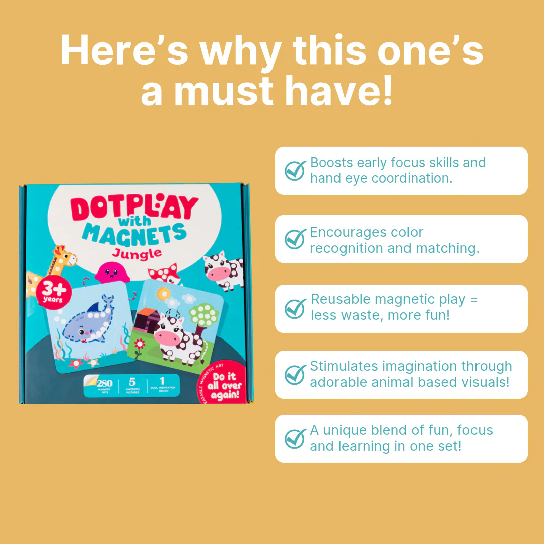 Magnetic Dot Art – Jungle Playset