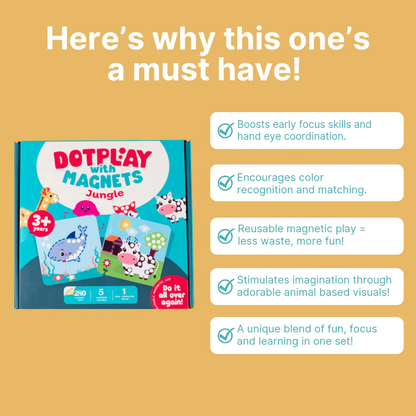 Magnetic Dot Art – Jungle Playset