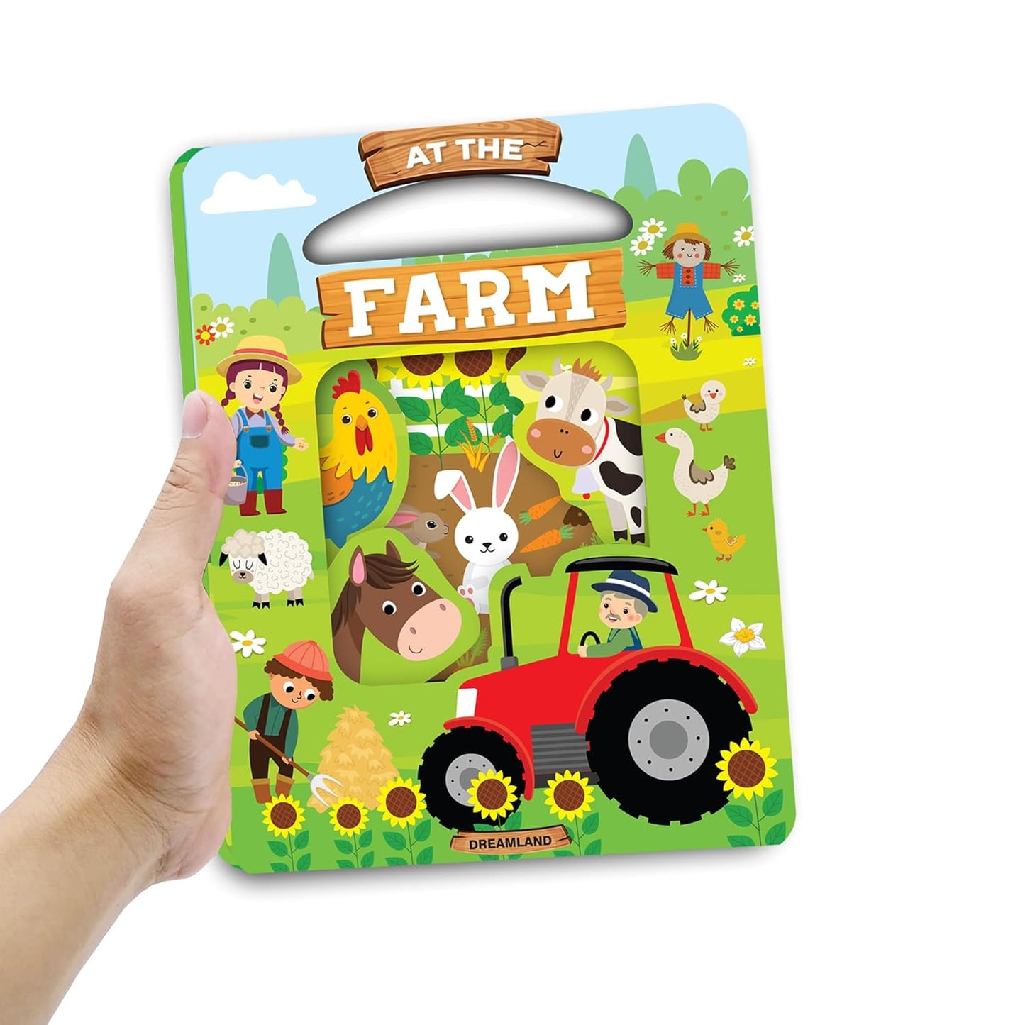 Die Cut Window Board Book - At the Farm Picture