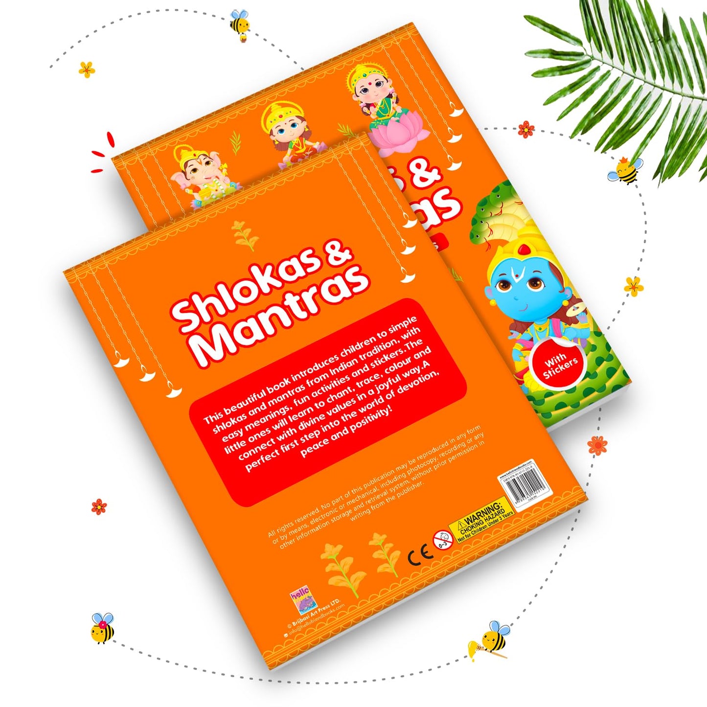 Shlokas & Mantras Activity Book for Kids | Stickers & Activities