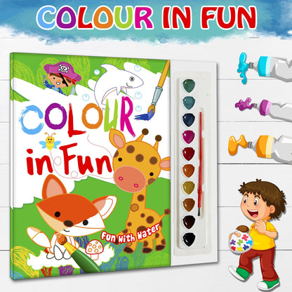 Fun with Water Colouring Kit for Kids – (Green)