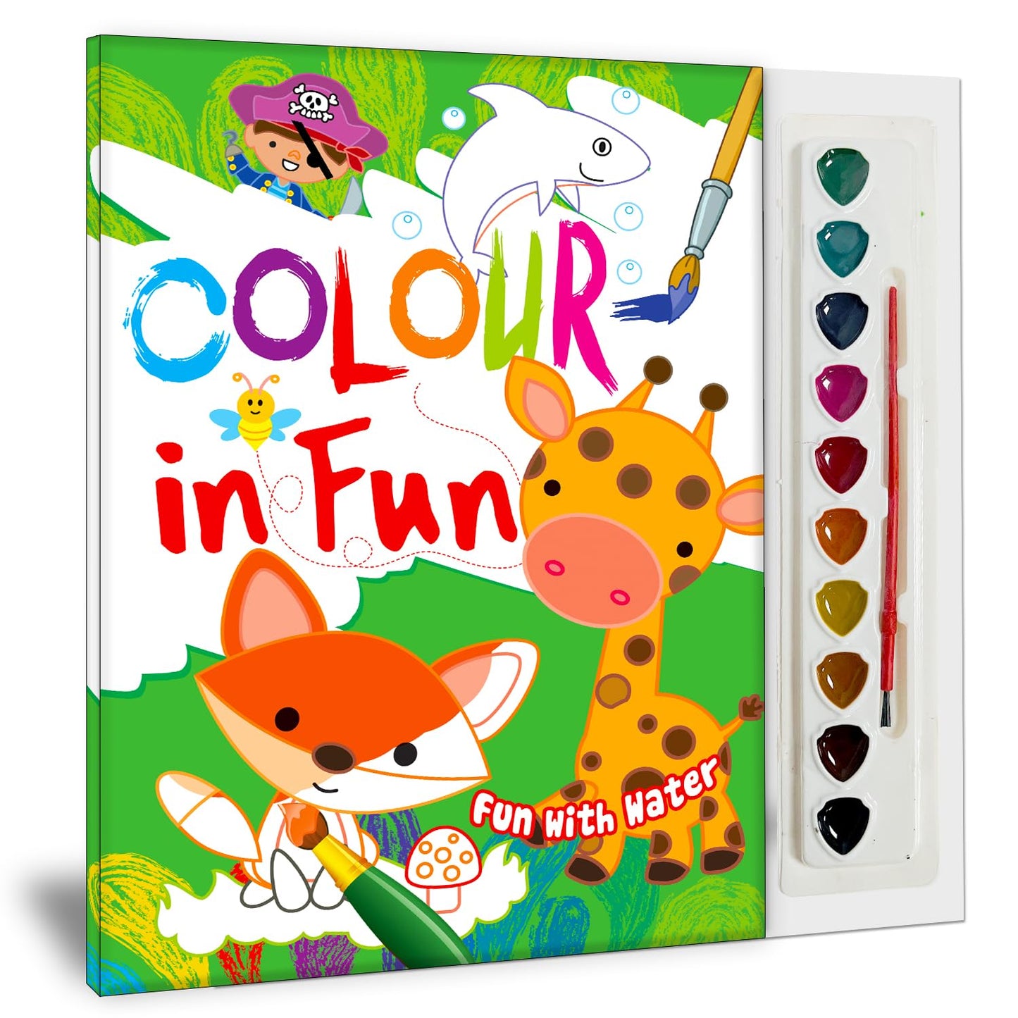 Fun with Water Colouring Kit for Kids – (Green)