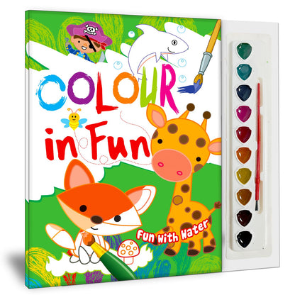 Fun with Water Colouring Kit for Kids – (Green)