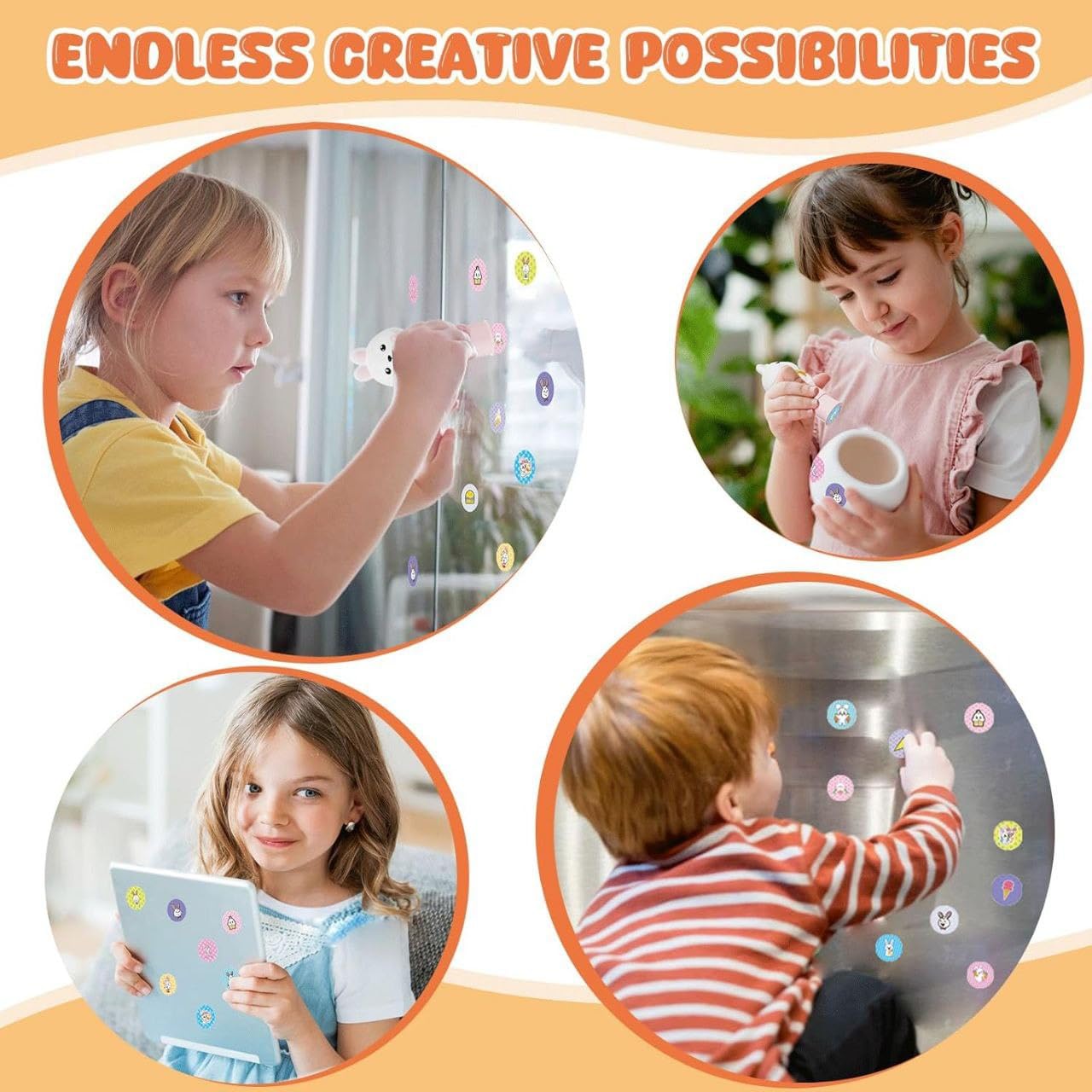 Magic Sticker and Stamper Activity Kit for Kids