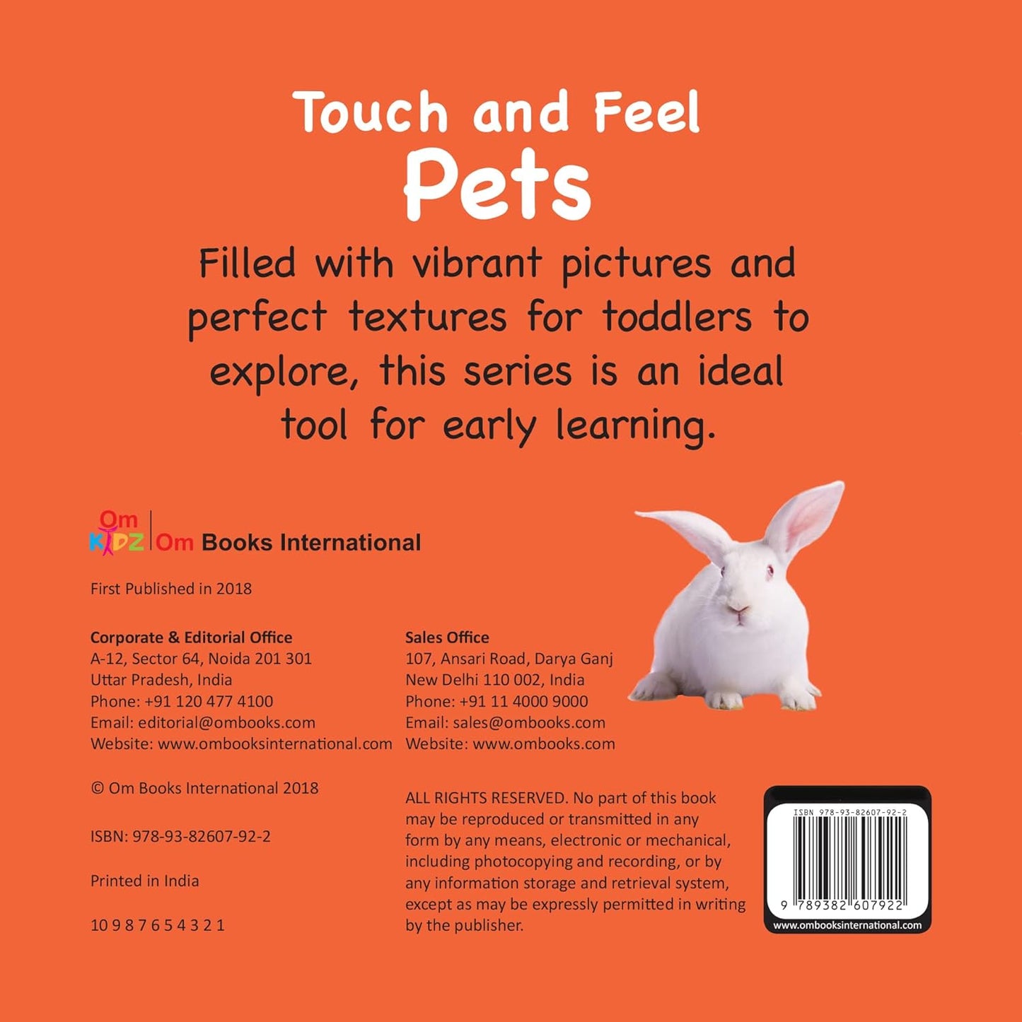 Touch and Feel: Pets - Board Book